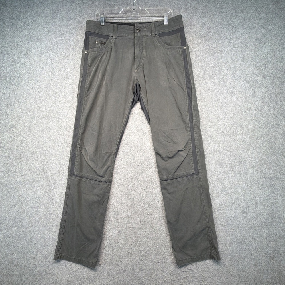 Kuhl RADIKL Pants Mens 34x34 Gray Stretch Lightweight Hiking Outdoor